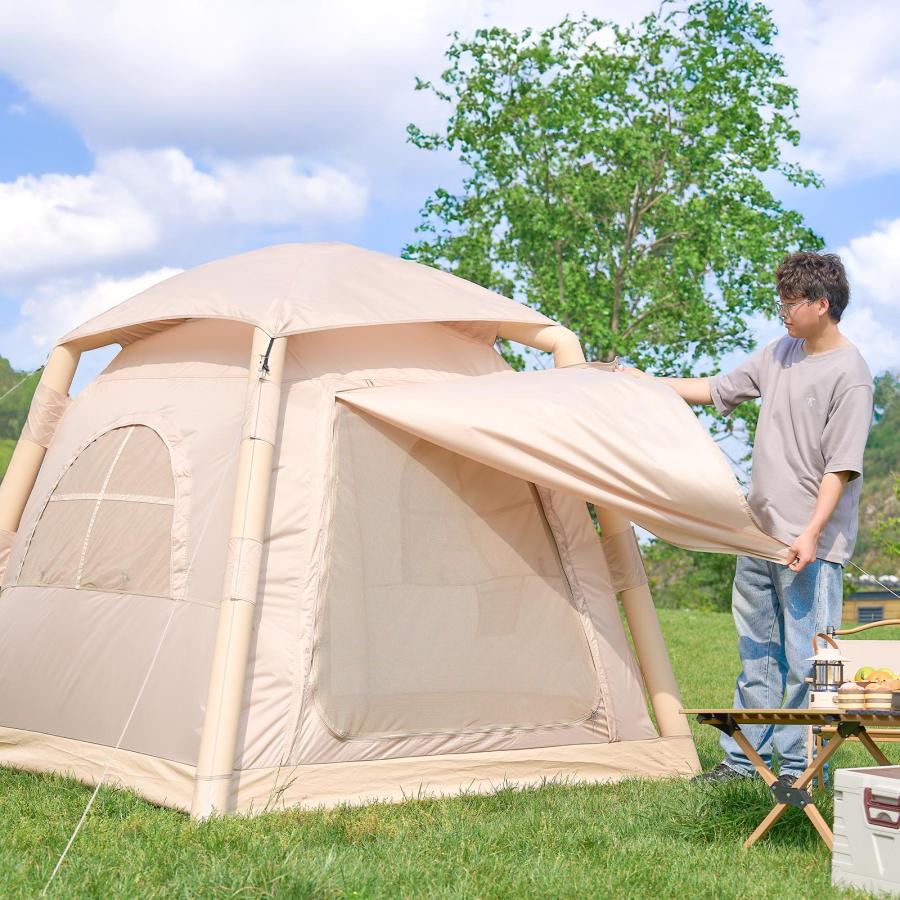 ONE STEP インフレータブルテント エアーテント 大型 テント 3人用 1人