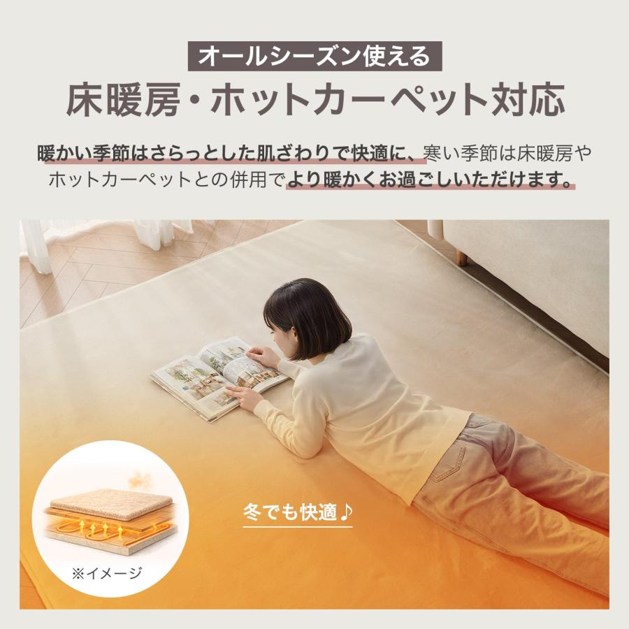 ONE STEP ラグマット ラグ 1畳 厚手 洗える 95×185 低反発 厚め
