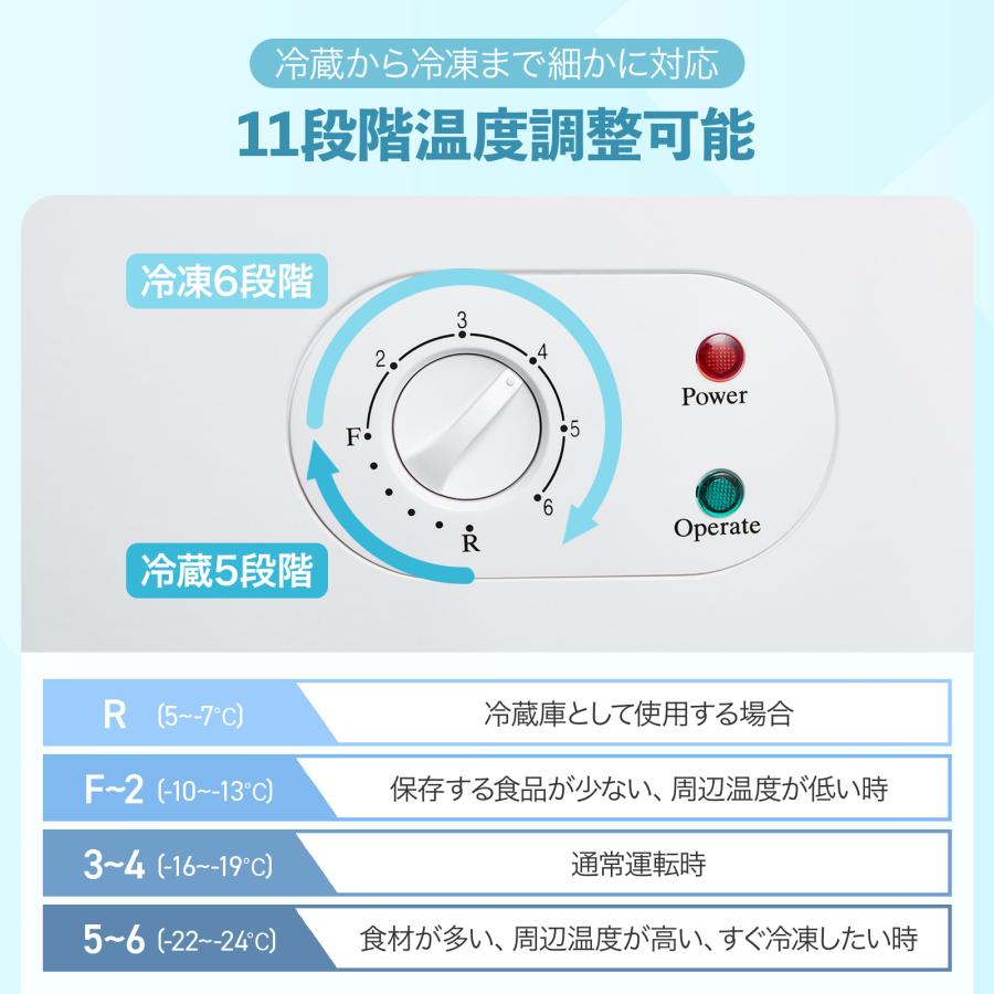 冷凍ストッカー 上開き 家庭用 屋外 業務用 冷凍庫 上開き 145l 省エネ 大容量 バスケット付 鍵付き 新品 | ONE STEP | 07