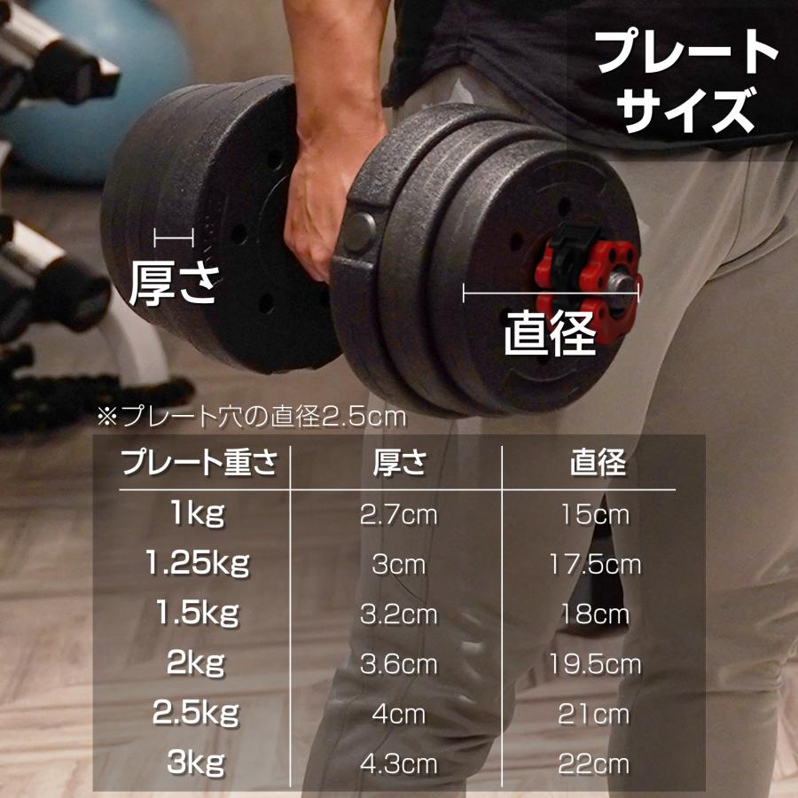 TOP FILM ダンベル 可変式 5kg 10kg 15kg 20kg 可変式ダンベル 2個