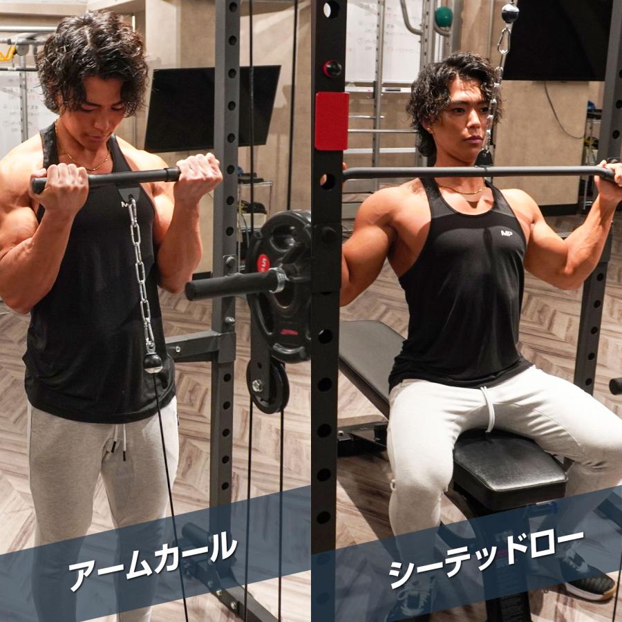 パワーラック ハーフラック バーベルラック バーベルスタンド 筋トレ 懸垂 トレーニング器具 自宅 家庭用 | TOP FILM | 10