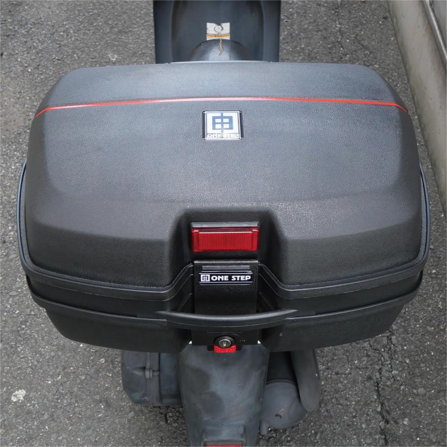 ONE STEP リアボックス バイク 45L 背もたれ パット バイク用 バイク