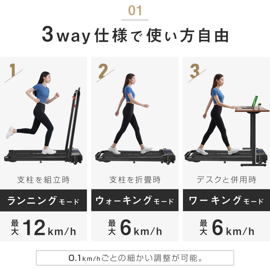 ランニングマシン ルームランナー 家庭用 電動 自走式 高齢者 MAX8km/h ジョギングマシン トレッドミル 1月21日頃入荷予定 | TOP FILM | 05