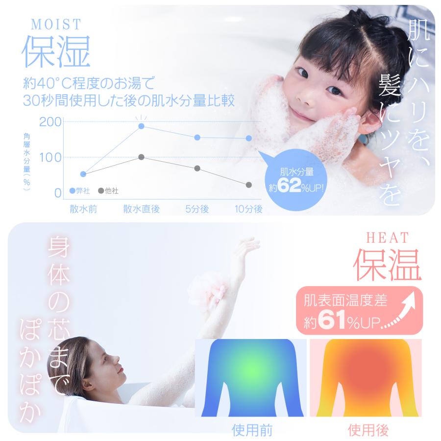 シャワーヘッド 節水 ナノバブル 節水増圧 増圧 美肌 塩素除去 ミスト 節水 高水圧 手元止水 塩素 6段階 | ONE STEP | 07