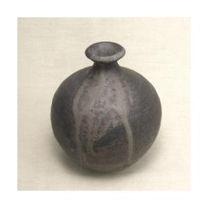 珠洲焼 珠洲 叩き文 燻焼壷 大壷 花瓶 花器 花入 共箱 珠洲焼き花入（タヌキ） : のとコム Yahoo!店 - 通販 - Yahoo!ショッピング