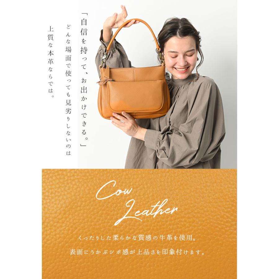 NOTRE FAVORI ショルダーバッグ レディース 斜めがけ 本革 通勤
