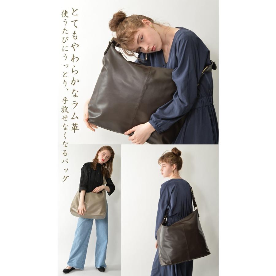 NOTRE FAVORI（ノートルファボリ） ショルダーバッグ レディース ラム 