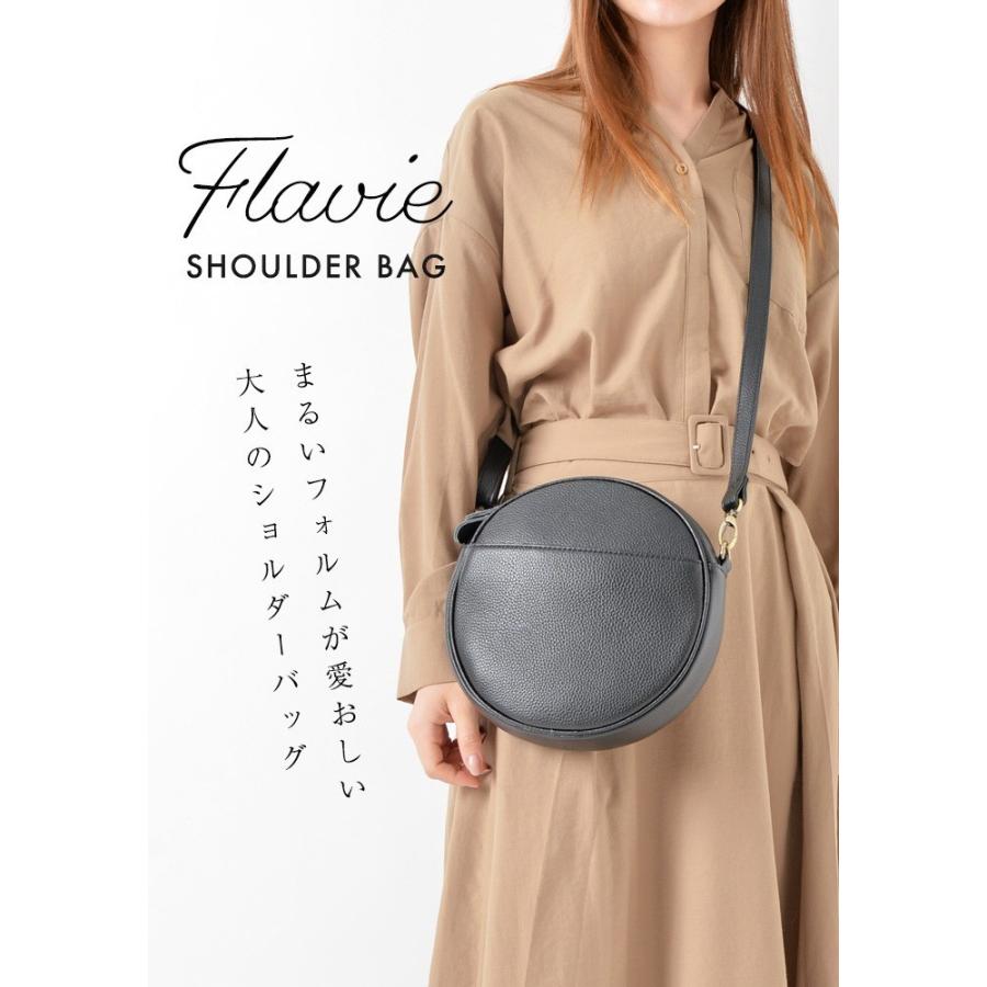 NOTRE FAVORI（ノートルファボリ） ショルダーバッグ 丸型 本革