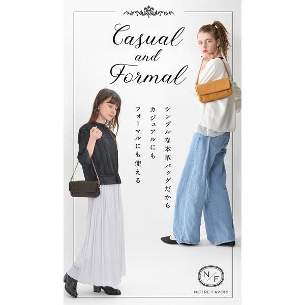 定価23980円 ノートルファボリ 本革ウォレットショルダー お財布ショルダー NOTRE FAVORI（ノートルファボリ） お財布ポシェット ショルダーバッグ