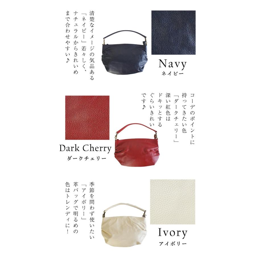 NOTRE FAVORI 本革 ショルダーバッグ レディース 斜めがけ 牛革 バッグ 