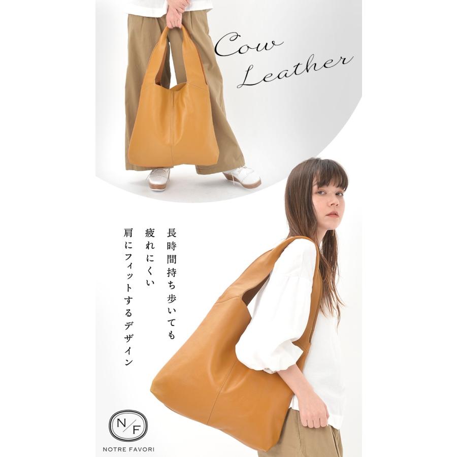 NOTRE FAVORI トートバッグ レディース 本革 通勤バッグ お弁当 大きい 