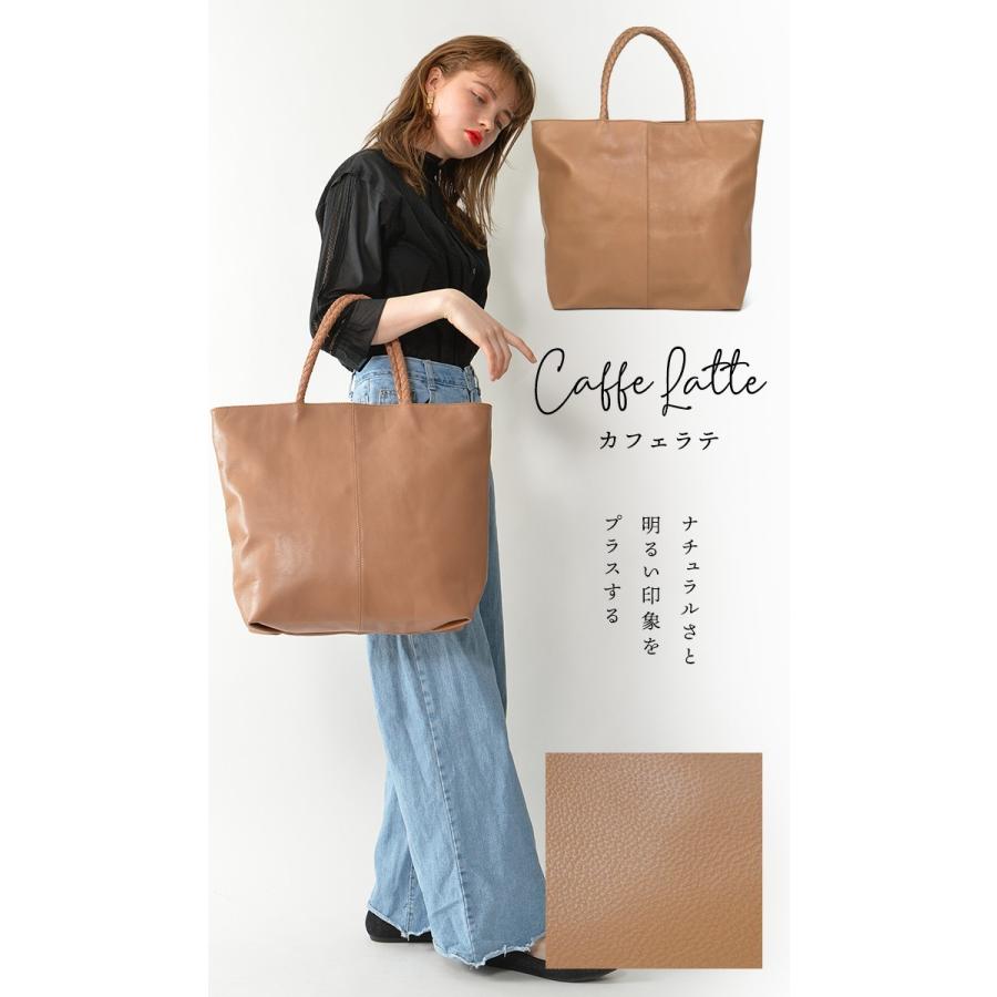 完動品 ロシェル・ゴート 山羊革 本革 トートバッグ レディース 大きめ バッグ A4 通勤バッグ 軽量 大きい 一泊旅行 通勤 旅行 バッグ 肩掛け レザー 革 かばん ゴート 【2646731129】(17327円)