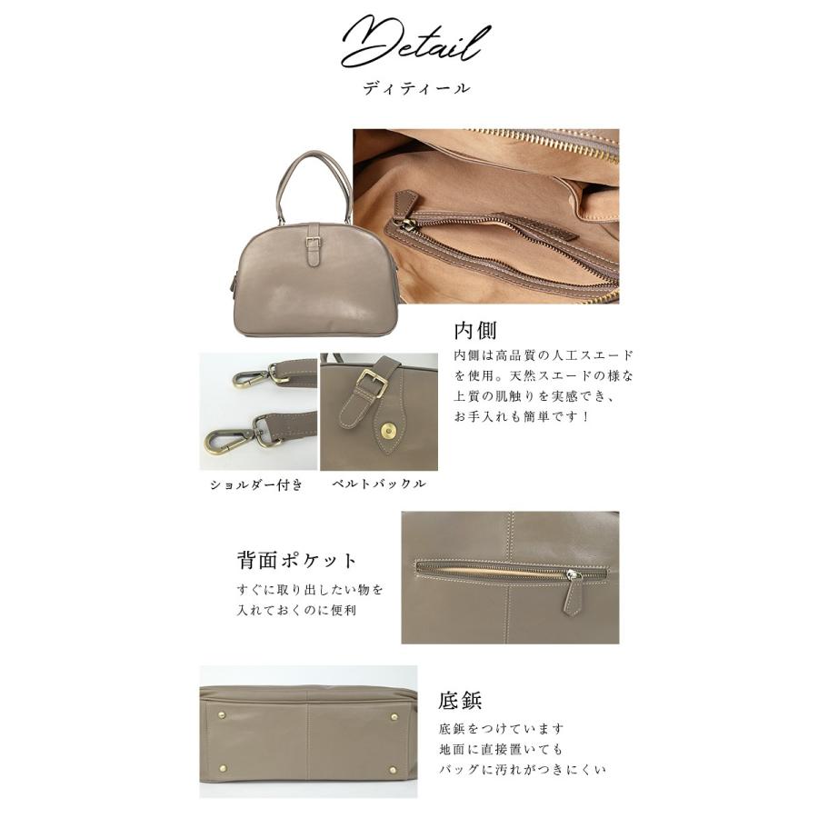 NOTRE FAVORI ボストンバッグ 本革 ショルダーバッグ 山羊革 NOTRE FAVORI ボストンバッグ 本革 ショルダーバッグ 山羊革
