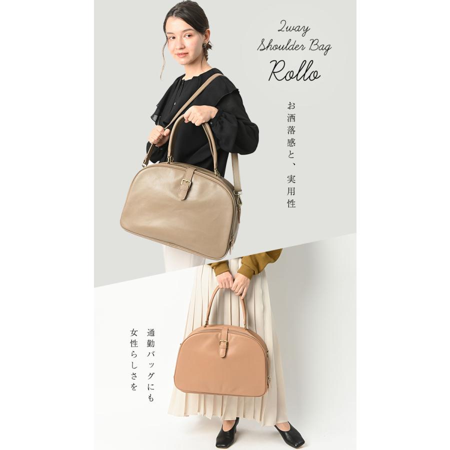 NOTRE FAVORI ボストンバッグ 本革 ショルダーバッグ 山羊革