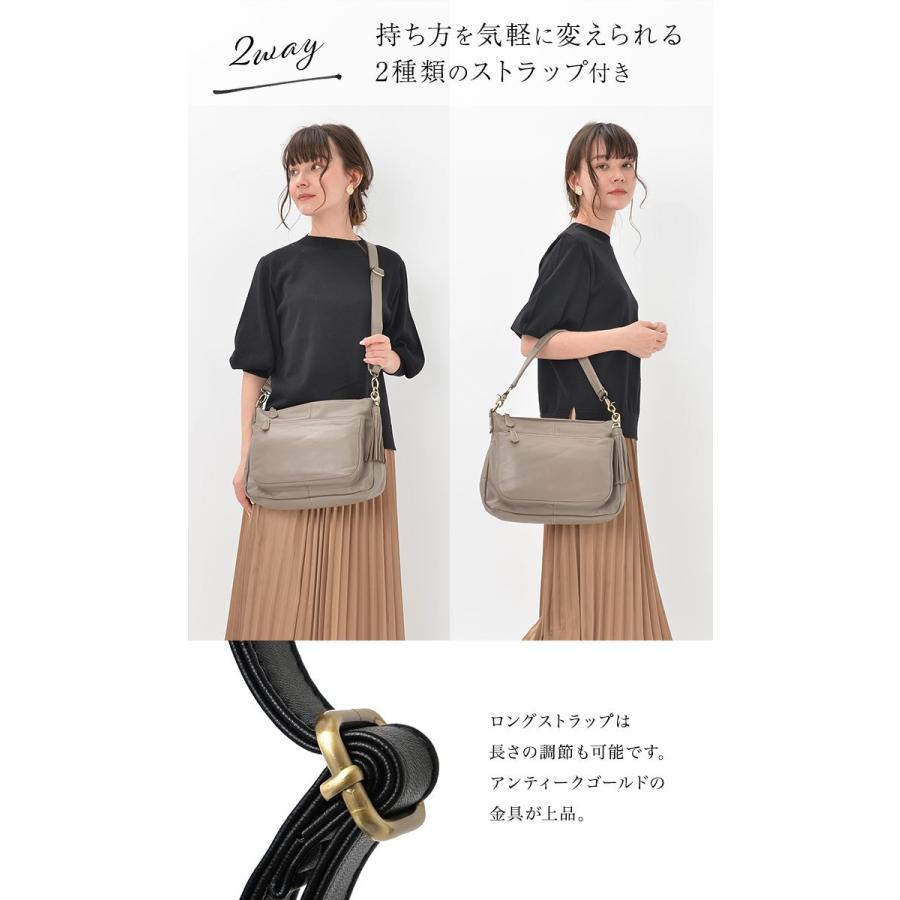 NOTRE FAVORI（ノートルファボリ） ショルダーバッグ 本革 ラム革