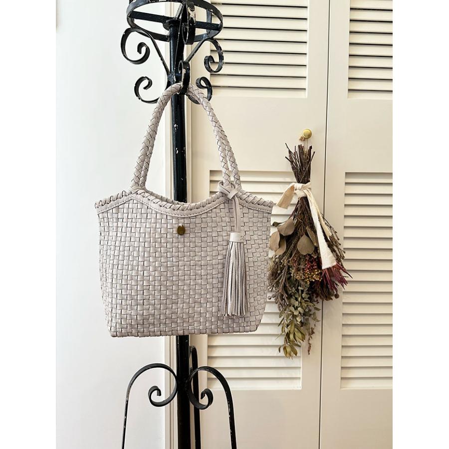 NOTRE FAVORI（ノートルファボリ） 【10%OFF】 レザー メッシュバッグ