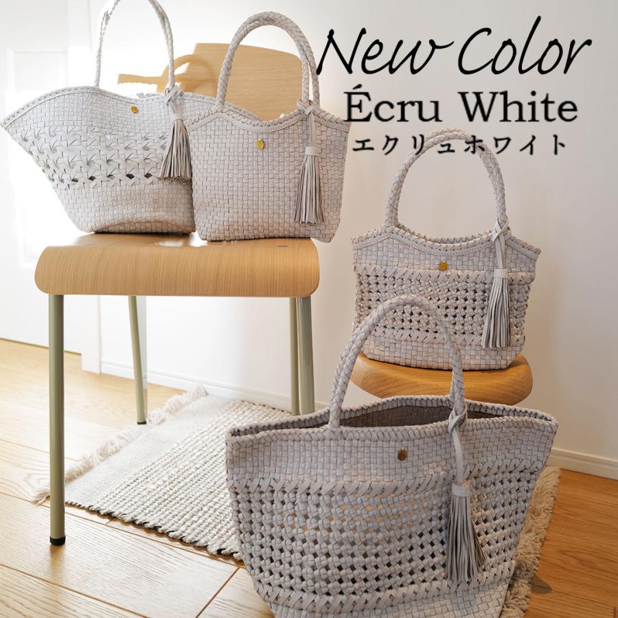 NOTRE FAVORI（ノートルファボリ） レザー メッシュバッグ かごバッグ