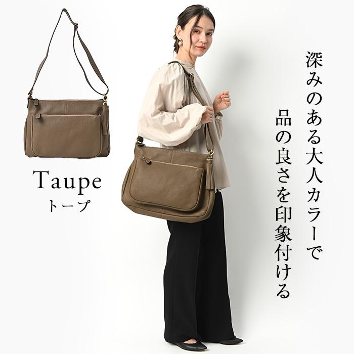 NOTRE FAVORI（ノートルファボリ） 本革 ショルダーバッグ レディース