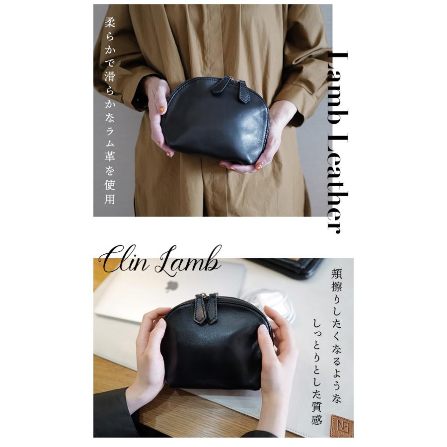 NOTRE FAVORI（ノートルファボリ） ポーチ 本革 バッグインバッグ 化粧