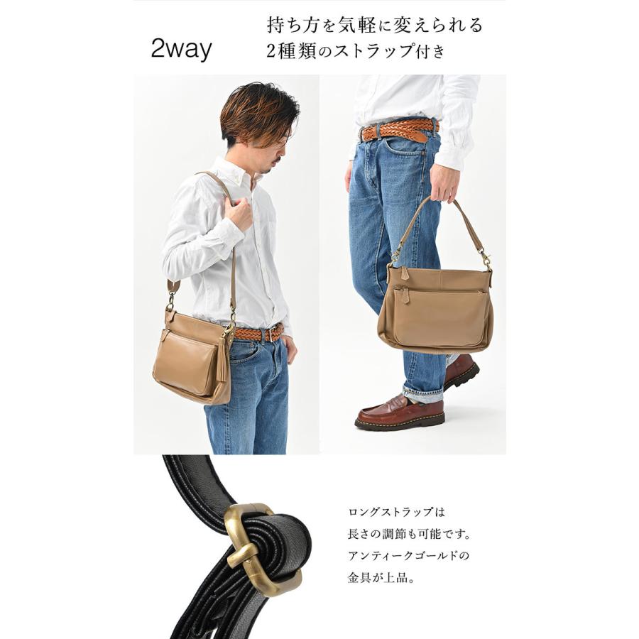 NOTRE FAVORI（ノートルファボリ） ラム革 本革 ショルダーバッグ