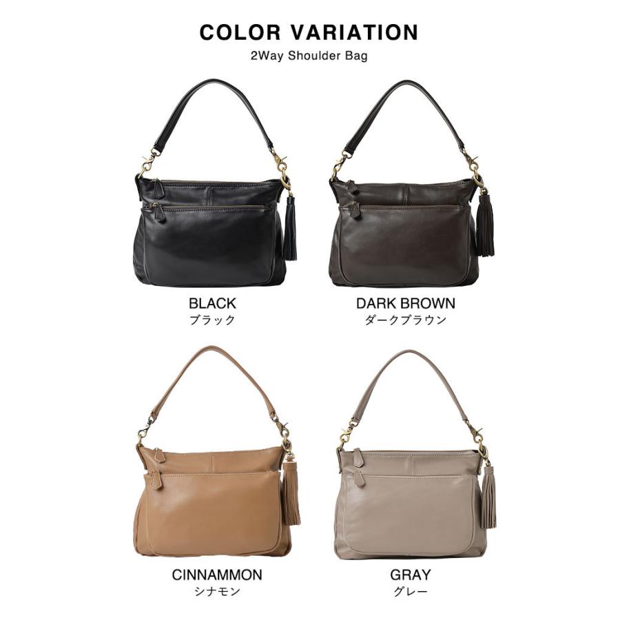 NOTRE FAVORI（ノートルファボリ） ラム革 本革 ショルダーバッグ