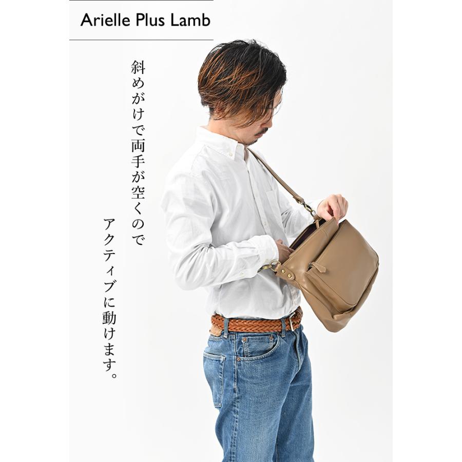 NOTRE FAVORI（ノートルファボリ） ラム革 本革 ショルダーバッグ
