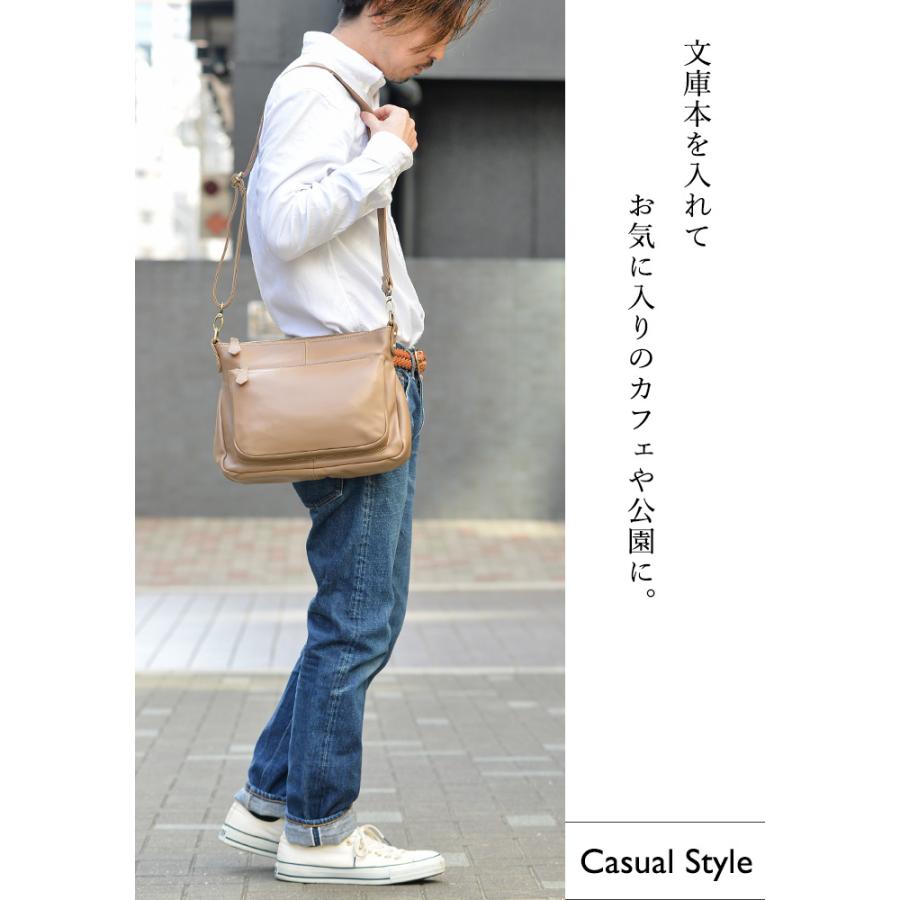 NOTRE FAVORI（ノートルファボリ） ラム革 本革 ショルダーバッグ