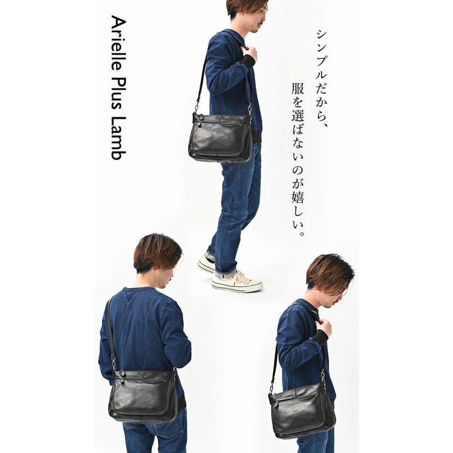 NOTRE FAVORI（ノートルファボリ） ラム革 本革 ショルダーバッグ