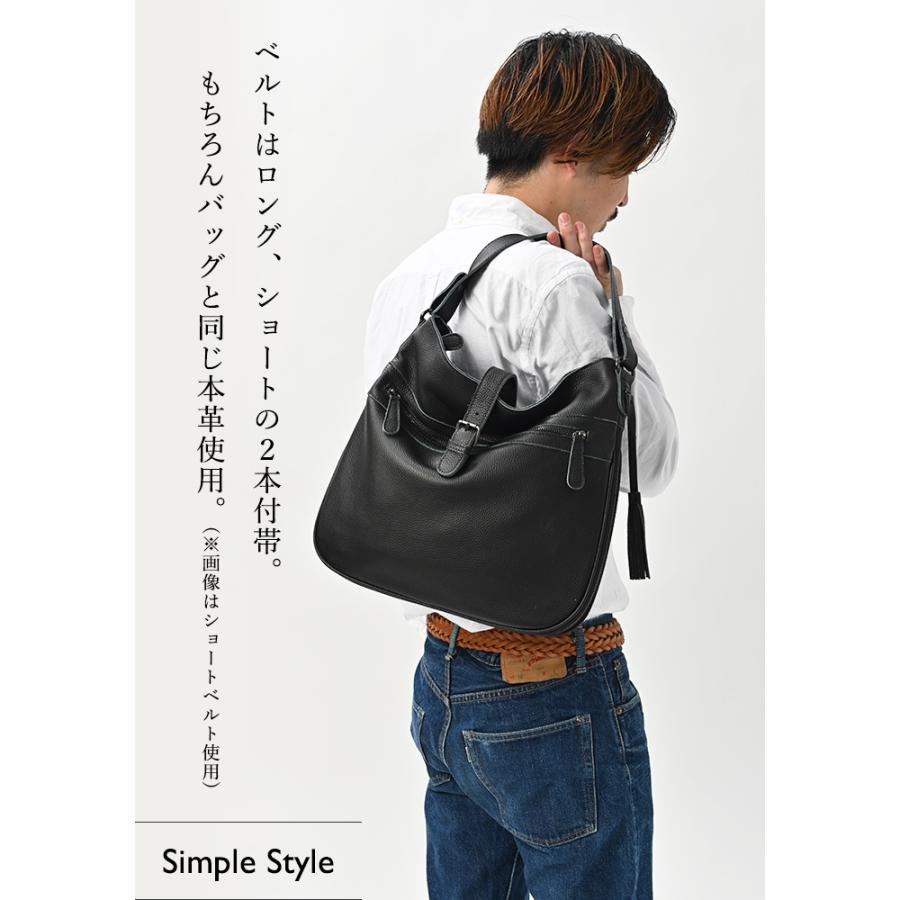 NOTRE FAVORI（ノートルファボリ） メンズ 本革 ショルダーバッグ A4