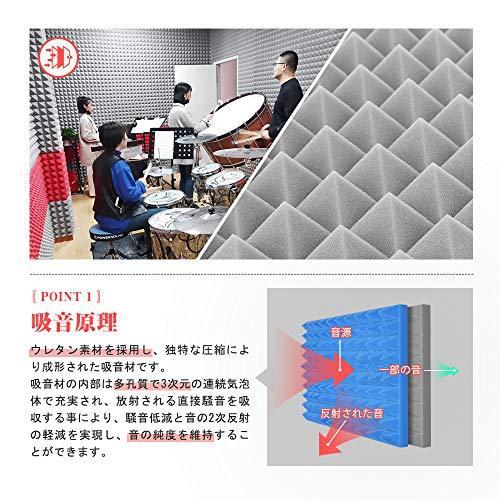 人気商品 その他レコーディング Pa器材 壁 防音 吸音材 防音材 厚さ5cm 50cm 50cm ピラミッド型 減震 無害 不燃 厚 部屋防音 高反発高密度 ウレタン Yyt 2年保証 Applefaces Co