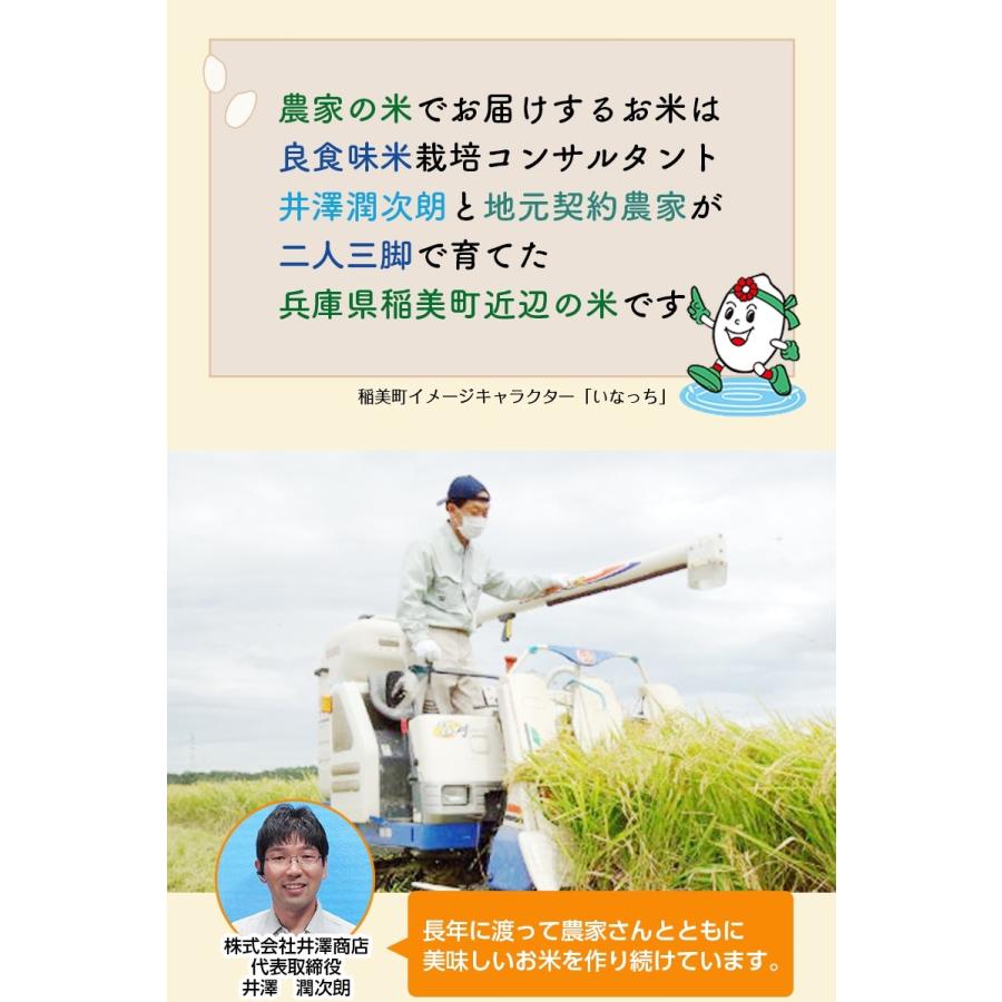 米 玄米 10kg キヌヒカリ 玄米 白米 選択可 厳選農家 令和5年兵庫県産 産地直送｜noukamai｜03