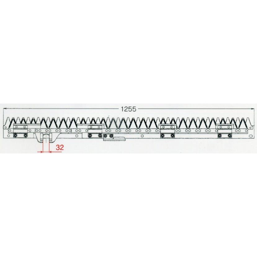 クボタ　コンバイン刈刃　3条刈　ER329　ER335　M-01-900N