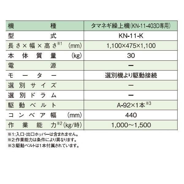 共立　玉葱くり上げ機　KN-11-K　くり上げ　たまねぎ　選別機　繰り上げ　繰上げ　玉葱　タマネギ　繰上　玉ねぎ