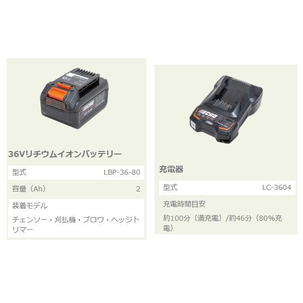 ヤマビコ エコー バッテリーチェンソー BCS310T/S (36Vリチウム ヤマビコ エコー バッテリーチェンソー BCS310T/S (36Vリチウム