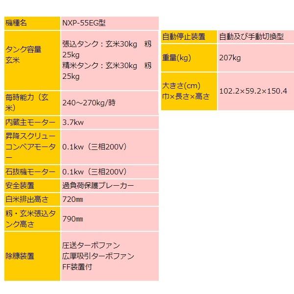 マルマス マルマスター NXP-55EG 精米/精米機/一回搗き/乾式無