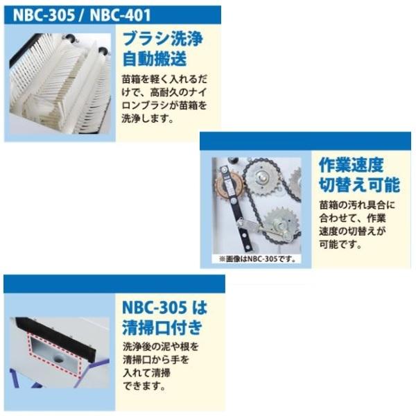 タイガーカワシマ　苗箱洗浄機　洗ちゃん　NBC-305　苗箱/洗浄/苗箱洗い/田植え｜noukigu｜03