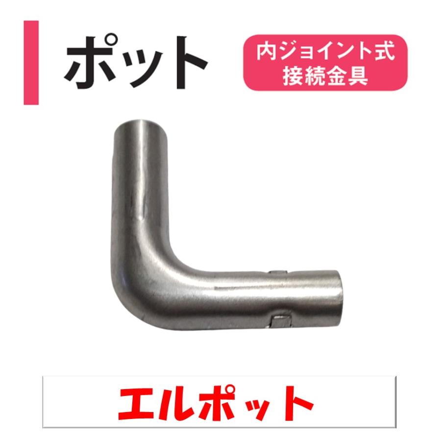 エルポット 19mm用 内厚1.0mm用 内ジョイント式接続金具 渡辺パイプ 