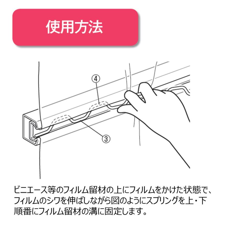 タフスプリング 2m 渡辺パイプ 農業用 ビニールハウス用 フィルム留材