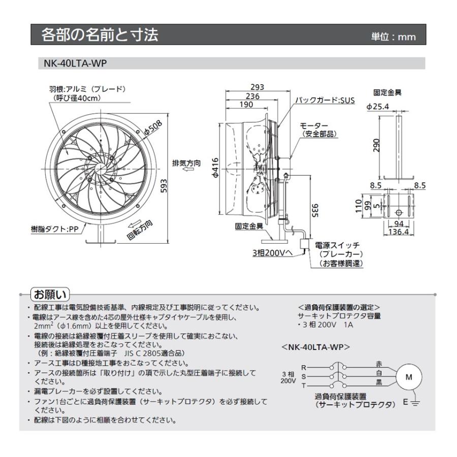 ドライファン はやぶさ 200V NK-40LTA-WP 渡辺パイプ 循環扇 ドライファンはやぶさ 200V NK-40LTA-WP 渡辺パイプ 農業用 ビニール