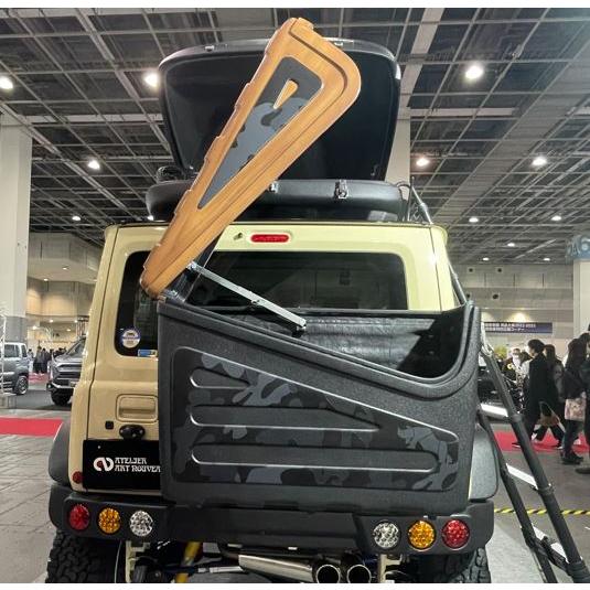 最終売切価格！ジムニー　リアキャリアボックス 標準タイプ黒：ジムニー専用ラゲージキャリアボックス「たくさん