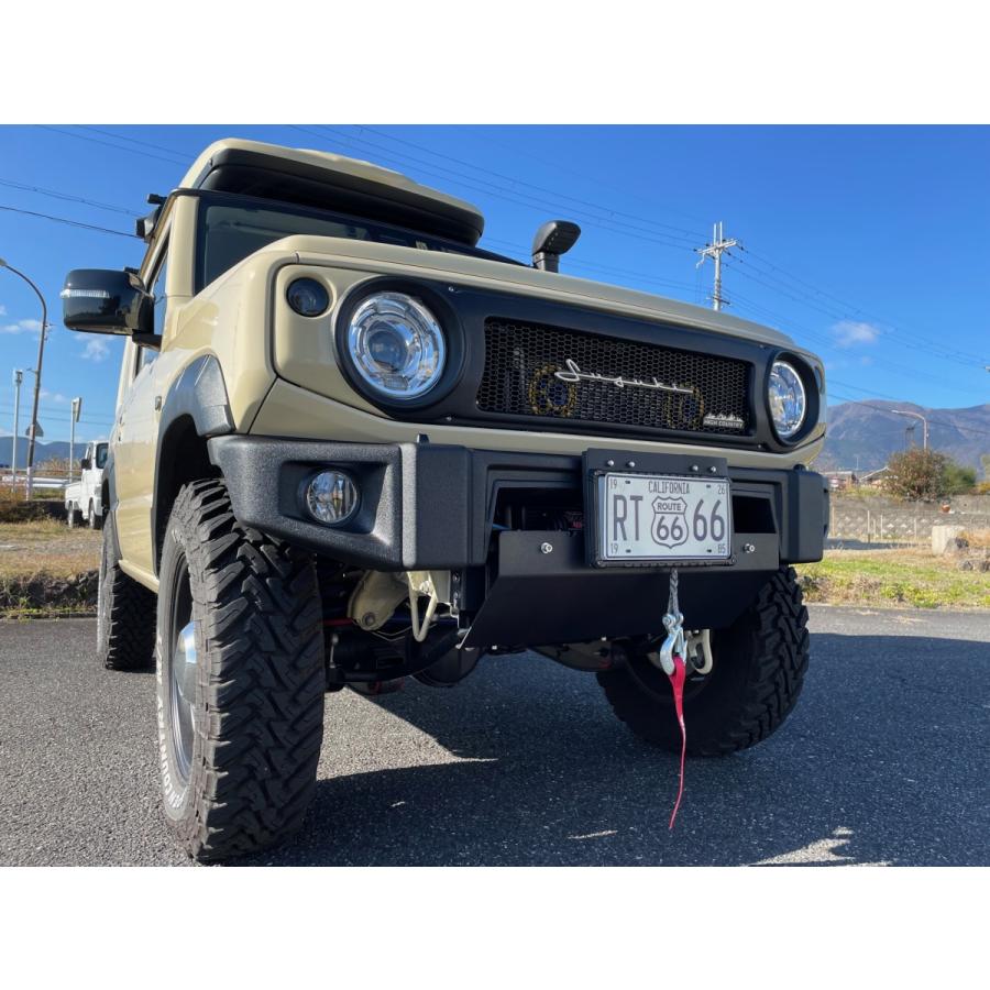 ジムニー JB64 タイプ2フロントバンパー ラプターライナー塗装