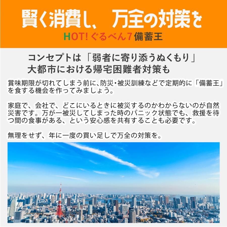 7年賞味期限】非常食 備蓄王 12食入り 保存食 備蓄食 長期保存可能 水