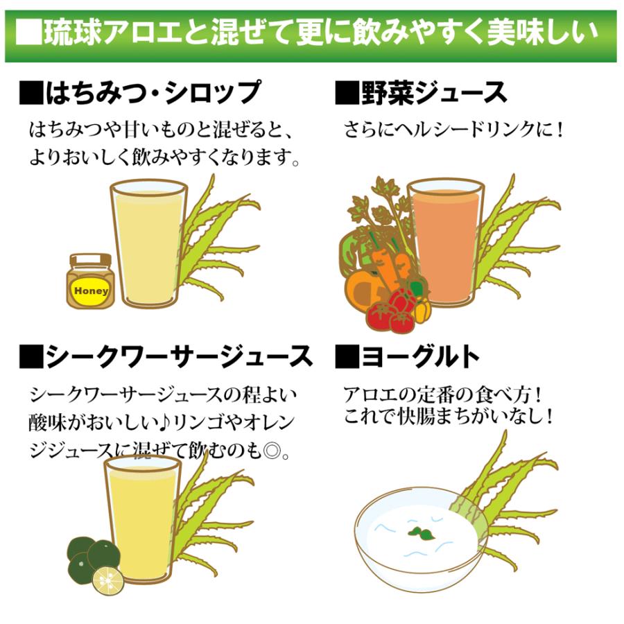 琉球アロエ2Pセット オーガニックの安全アロエベラジュース 1,000ml