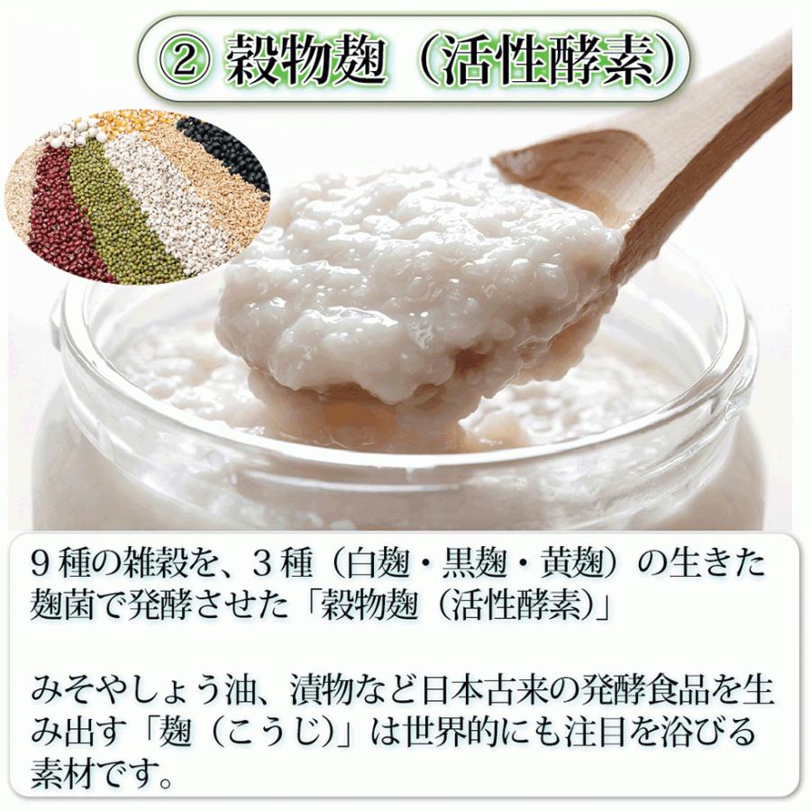 沖縄腸活酵素【60粒30日分】酵素 コンブチャ 穀物麹 22種100億個の乳酸菌 えごま油 亜麻仁油 オリーブ油配合 酵素サプリメント ダイエットサプリ こうそ｜nouvelle-agu｜16