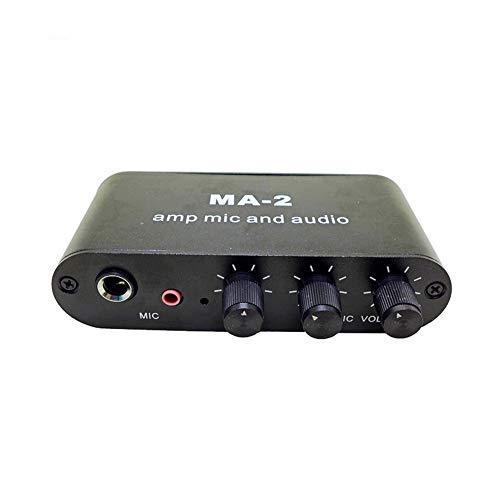 Rfvtgb 6 5mmダイナミックマイク 3 5mmコンデンサーマイクアンプ ヘッドフォンアンプ 音楽オーディオプリアン レコードプレーヤー Owircmolas Pl