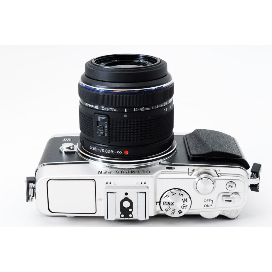 オリンパス（OLYMPUS） OLYMPUS E-P5 シルバー レンズキット 美品
