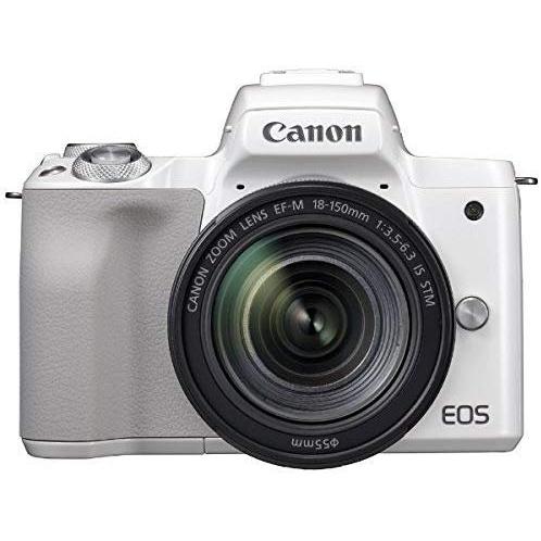 キヤノン Canon EOS Kiss M EF-M18-150 IS STM レンズキット ホワイト SDカード付き <プレゼント包装承ります>｜nouvelle-vie