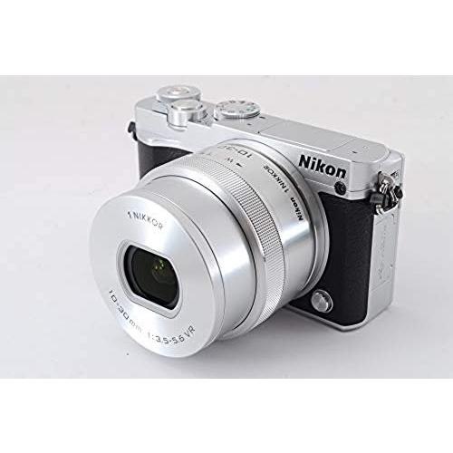 ニコン Nikon  J5 標準パワーズームレンズキット シルバー J5HPLKSL SDカード付き <プレゼント包装承ります>｜nouvelle-vie