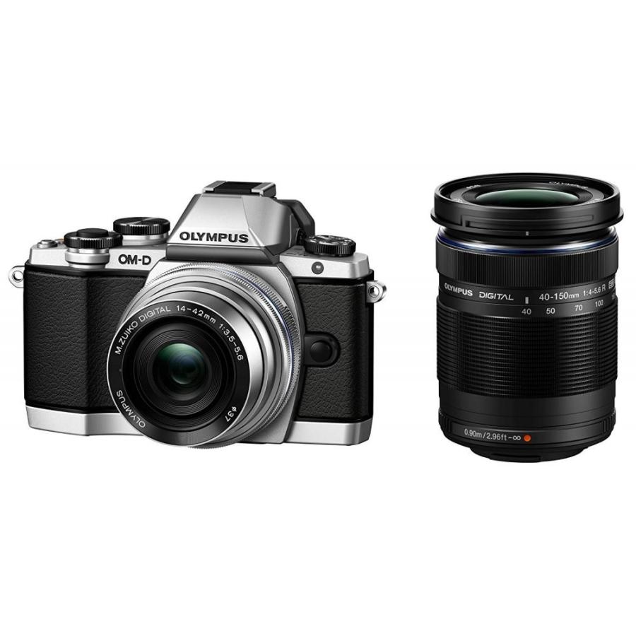 オリンパス OLYMPUS OM-D E-M10 ダブルズームキット シルバー SD オリンパス OLYMPUS OM-D E-M10 ダブルズームキット シルバー SD