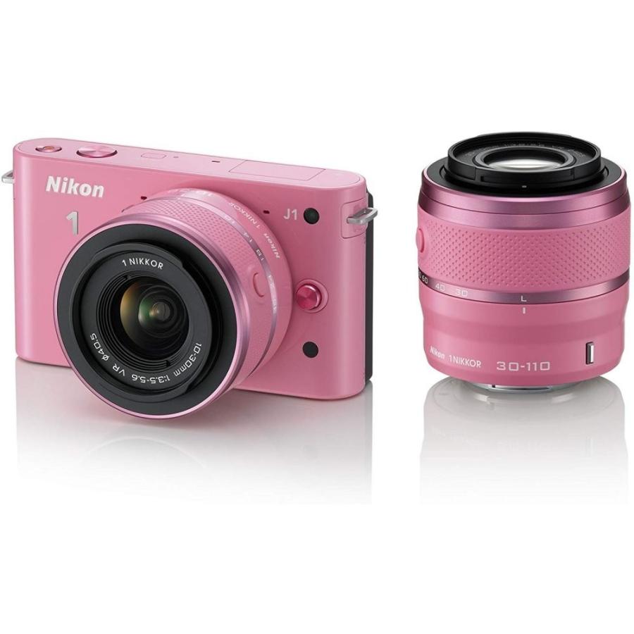 【良好品】 J1   Nikon ニコン  <プレゼント包装承ります> SDカード付き PK J1WZ ピンクスペシャルキットN1 ダブルズームキット  ミラーレス一眼カメラ